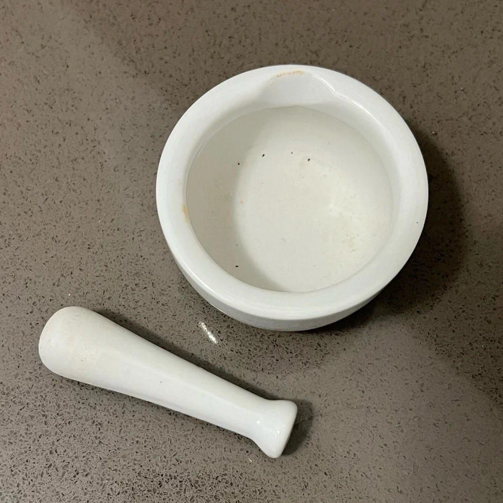 Mini Stoneware Mortar & Pestle Set